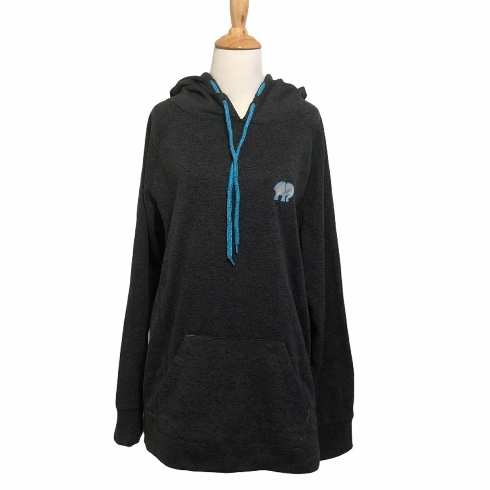 Ivory ella  Blue Gray Electric Hoodie
